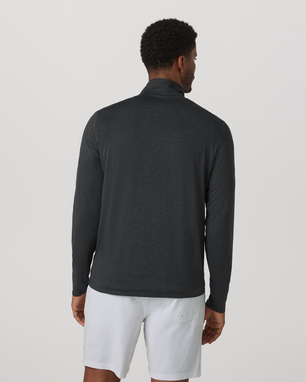 Ease Performance Half Zip 2.0 Charcoal Heather | Vuori outlet