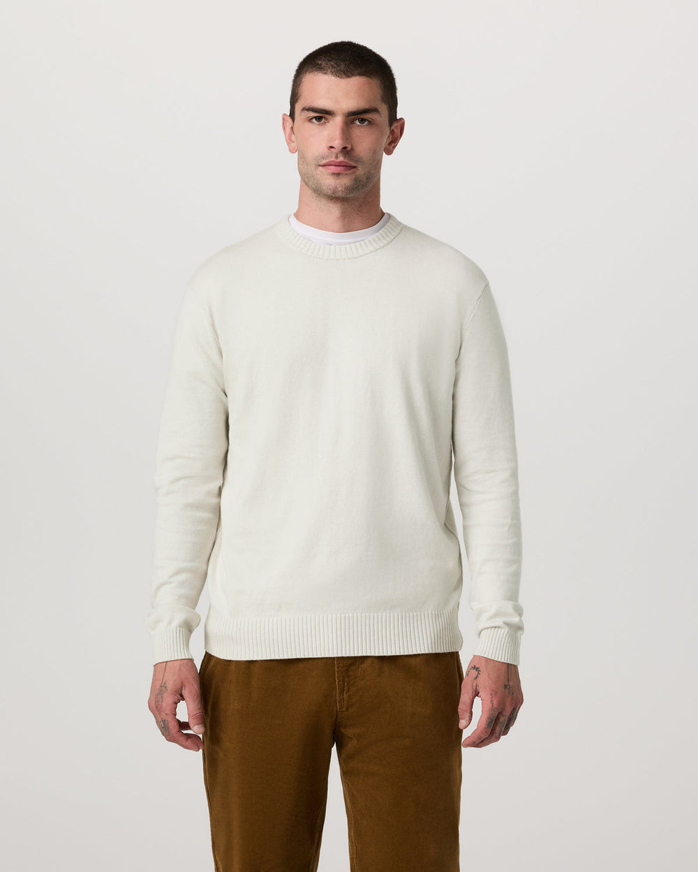 Fluent Sweater Men's Winter Grey Cashmere Sweater | Vuori for sale