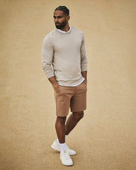 Ponto Performance Crew Dark Salt Heather Pullover | Vuori online