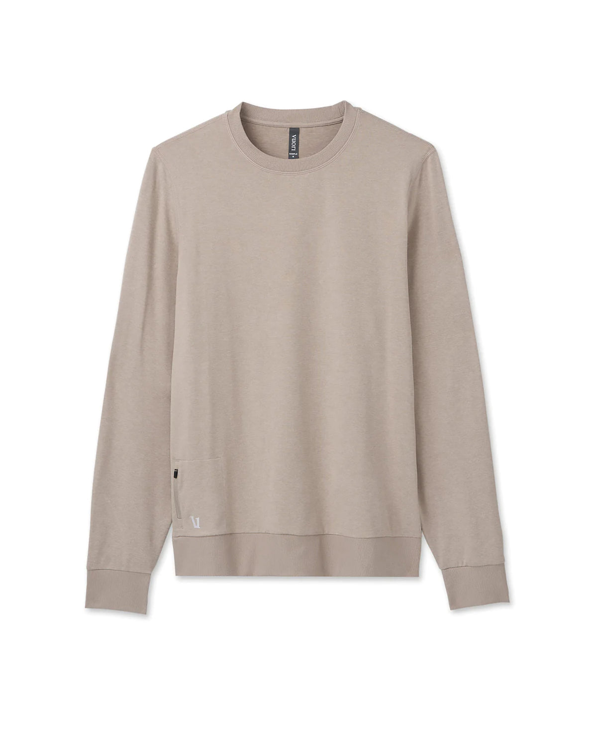 Ponto Performance Crew Dark Salt Heather Pullover | Vuori online