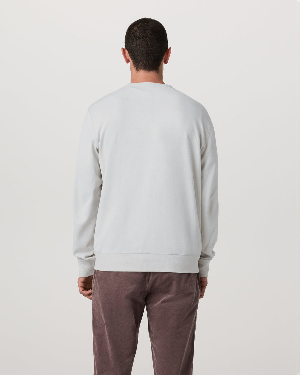 Jeffreys Crew 2.0 Men's Winter Grey Heather Pullover | Vuori discount