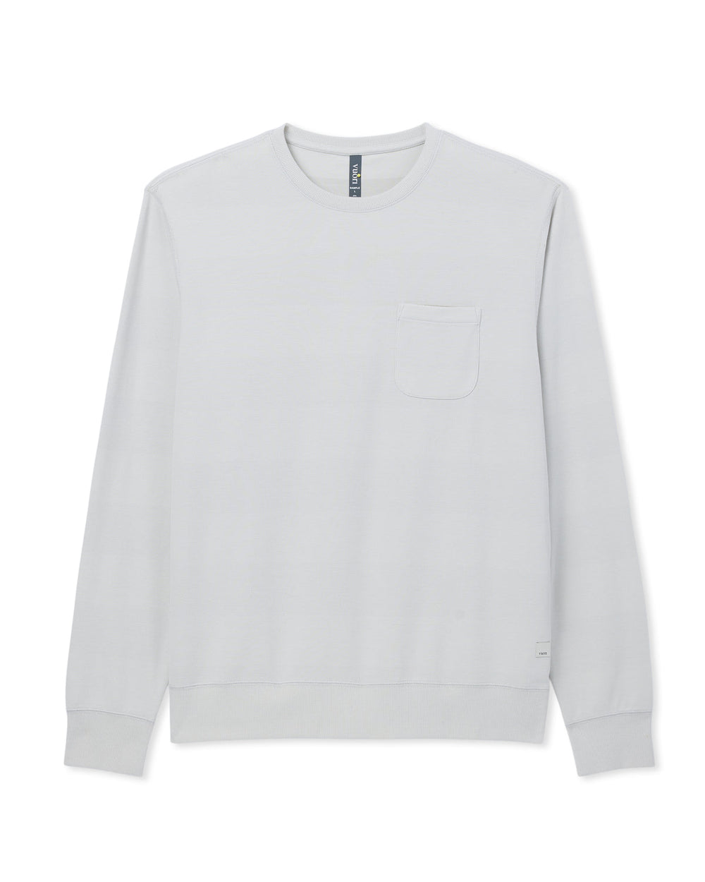 Jeffreys Crew 2.0 Men's Winter Grey Heather Pullover | Vuori discount