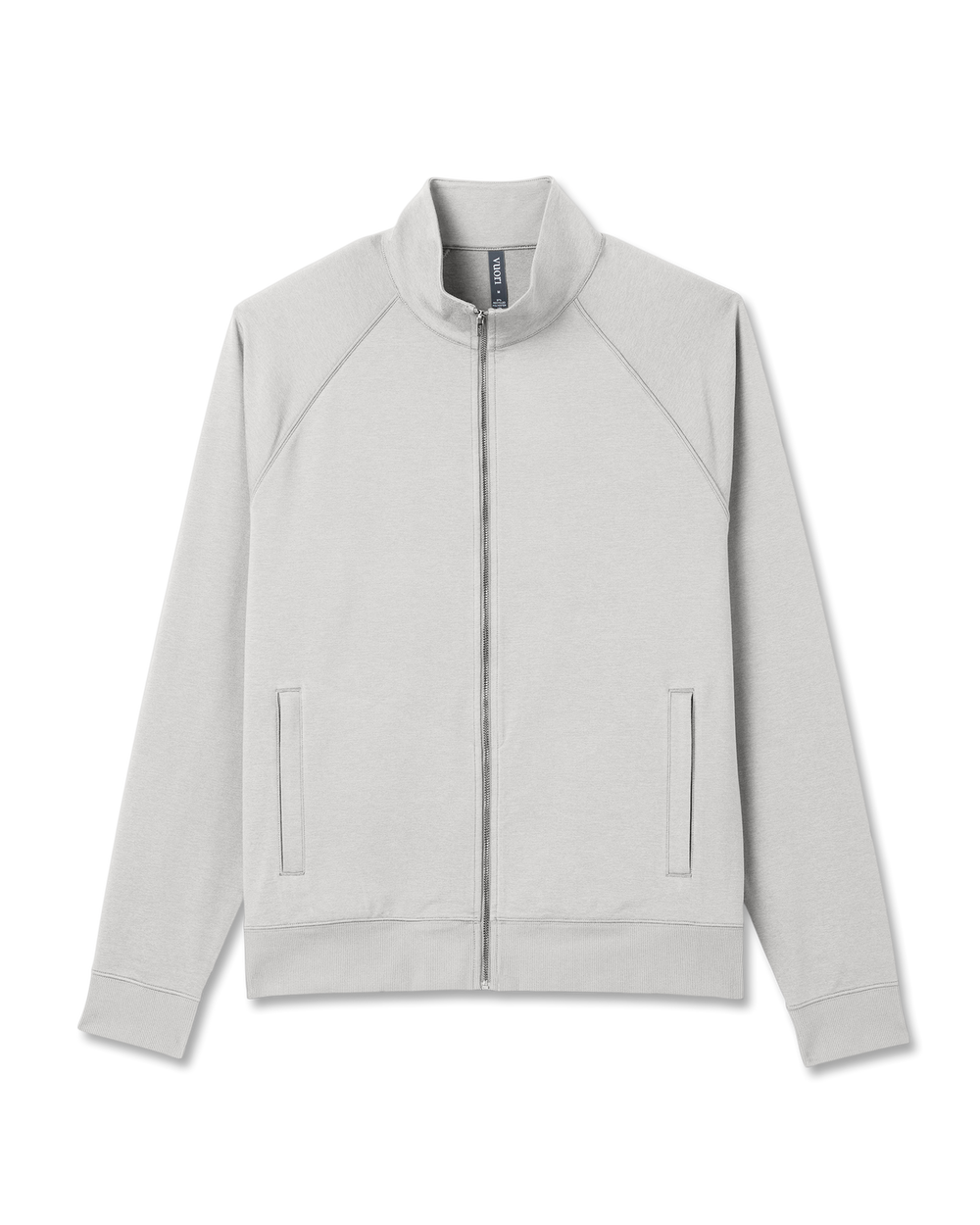 Coronado Novelty Full Zip Salt Heather Mock Neck Jacket | Vuori sale