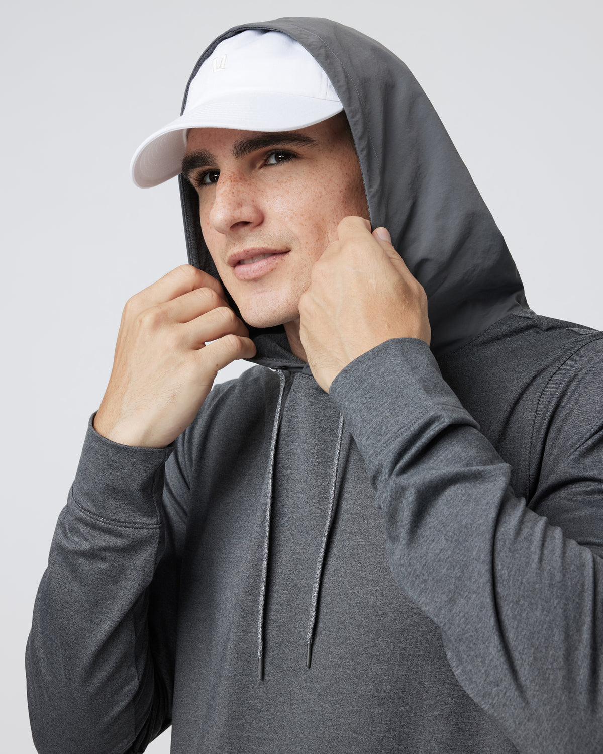 Sunday Element Hoodie Charcoal Heather | Vuori for sale