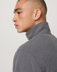 Beach Fleece 1/2 Zip - Relaxed Pinecone Heather Pullover | Vuori outlet