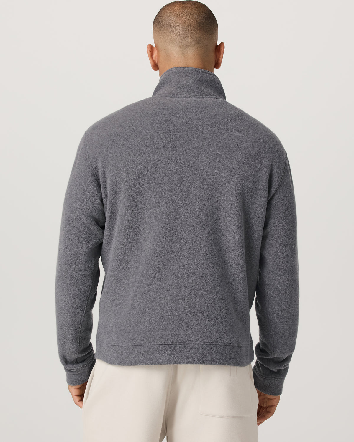 Beach Fleece 1/2 Zip - Relaxed Pinecone Heather Pullover | Vuori outlet
