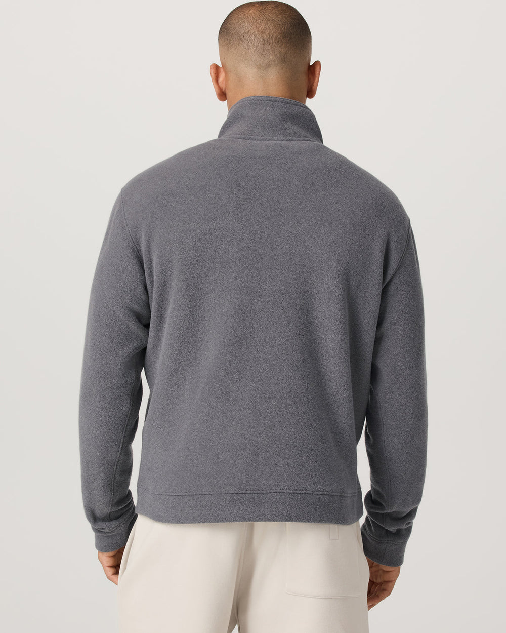 Beach Fleece 1/2 Zip - Relaxed Pinecone Heather Pullover | Vuori outlet