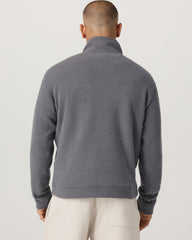 Beach Fleece 1/2 Zip - Relaxed Pinecone Heather Pullover | Vuori outlet