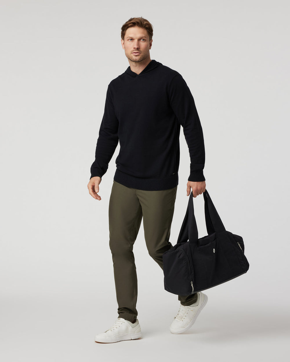 Fluent Sweater Hoodie Black Cotton Cashmere Hoodie | Vuori sale