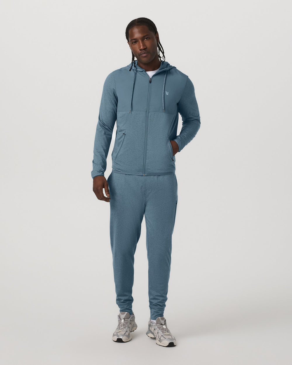 Sunday Element Jacket Men's Smoke Blue Heather Jacket | Vuori onsale