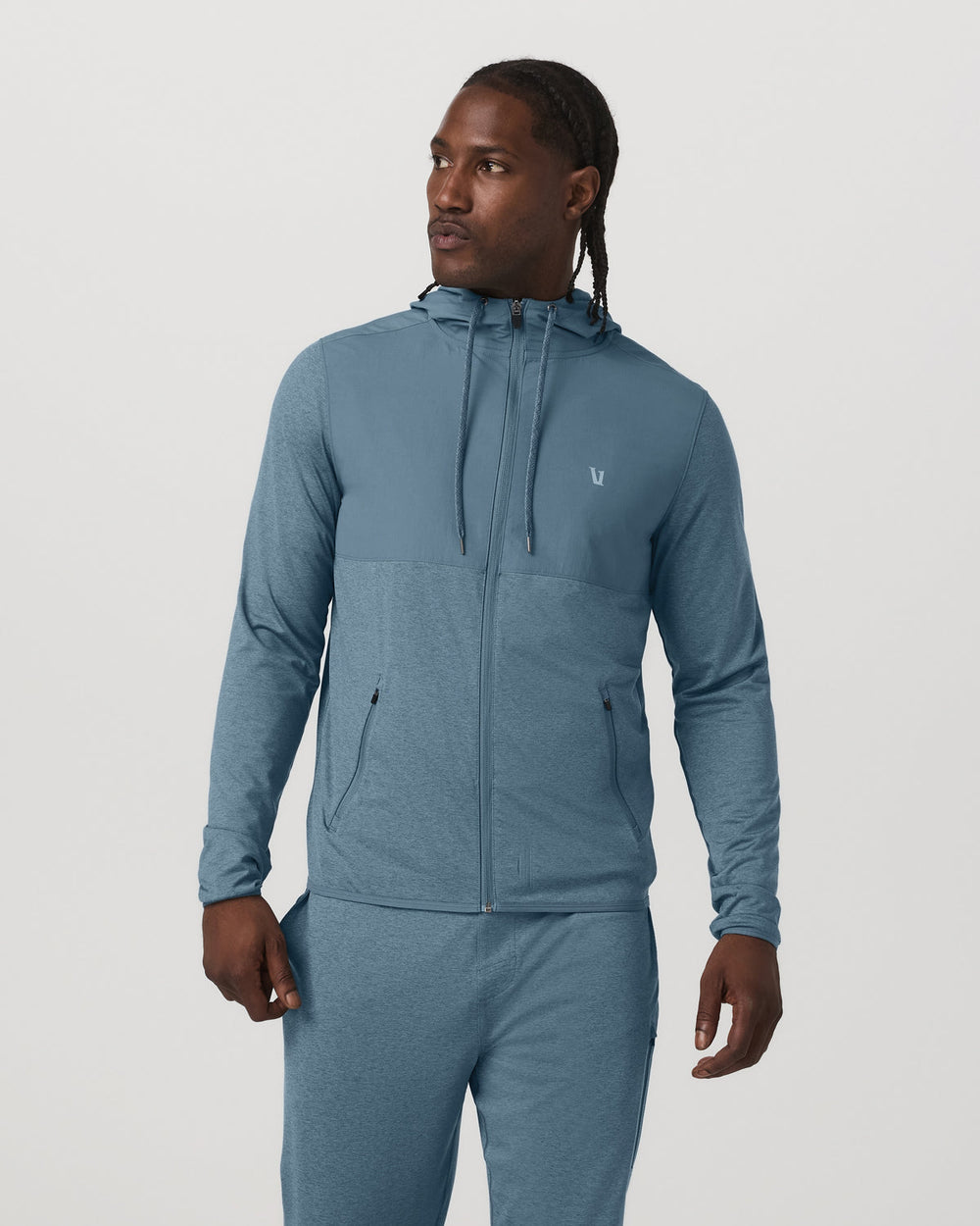 Sunday Element Jacket Men's Smoke Blue Heather Jacket | Vuori onsale