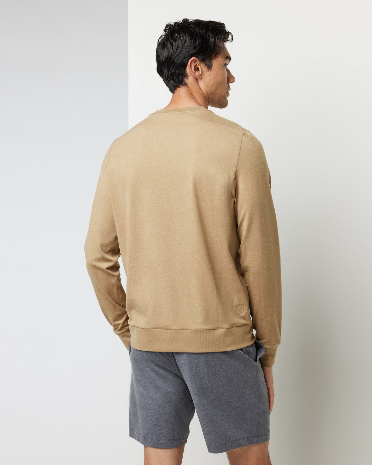 Ponto Performance Crew Sungold Heather Pullover | Vuori for sale
