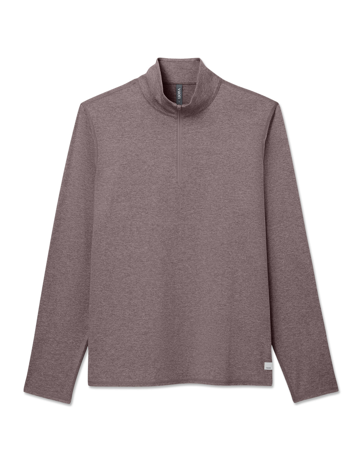 Ponto 1/2 Zip Mock Neck Men's Huckleberry Heather Top | Vuori discount