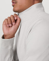 Coronado 1/2 Zip Men's Salt Heather Pullover | Vuori outlet