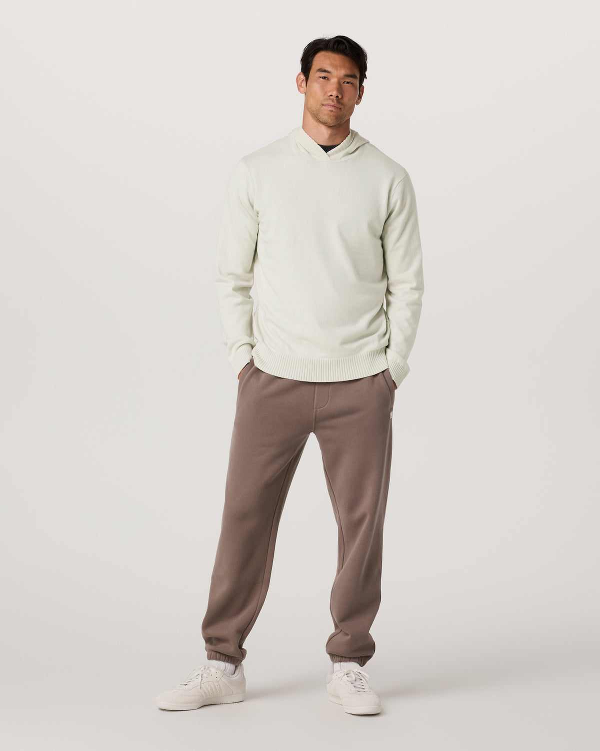 Fluent Sweater Hoodie Men's Winter Grey Cashmere Hoodie | Vuori online