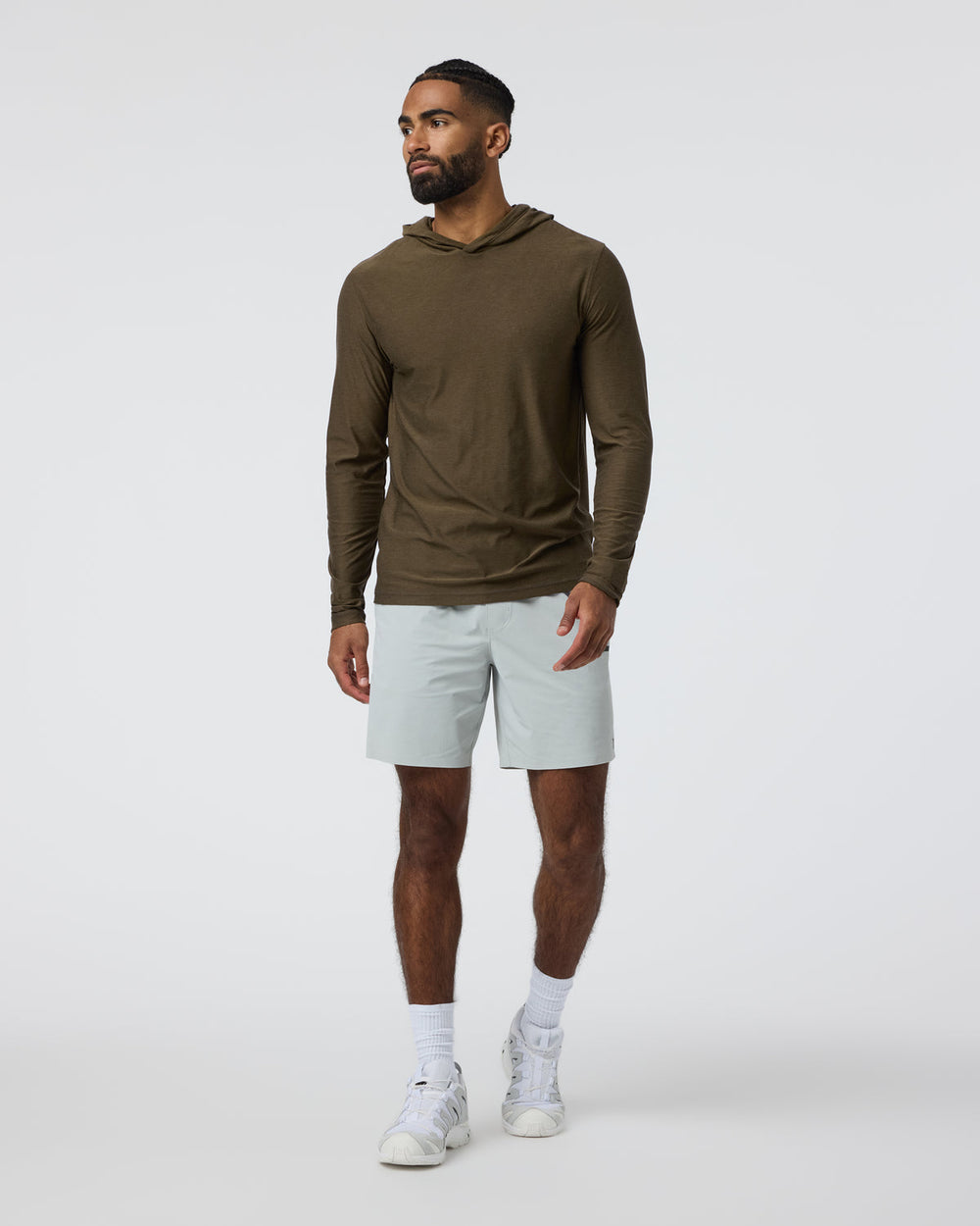 Strato Tech Hoodie Men's Moss Green Workout Hoodie | Vuori discount
