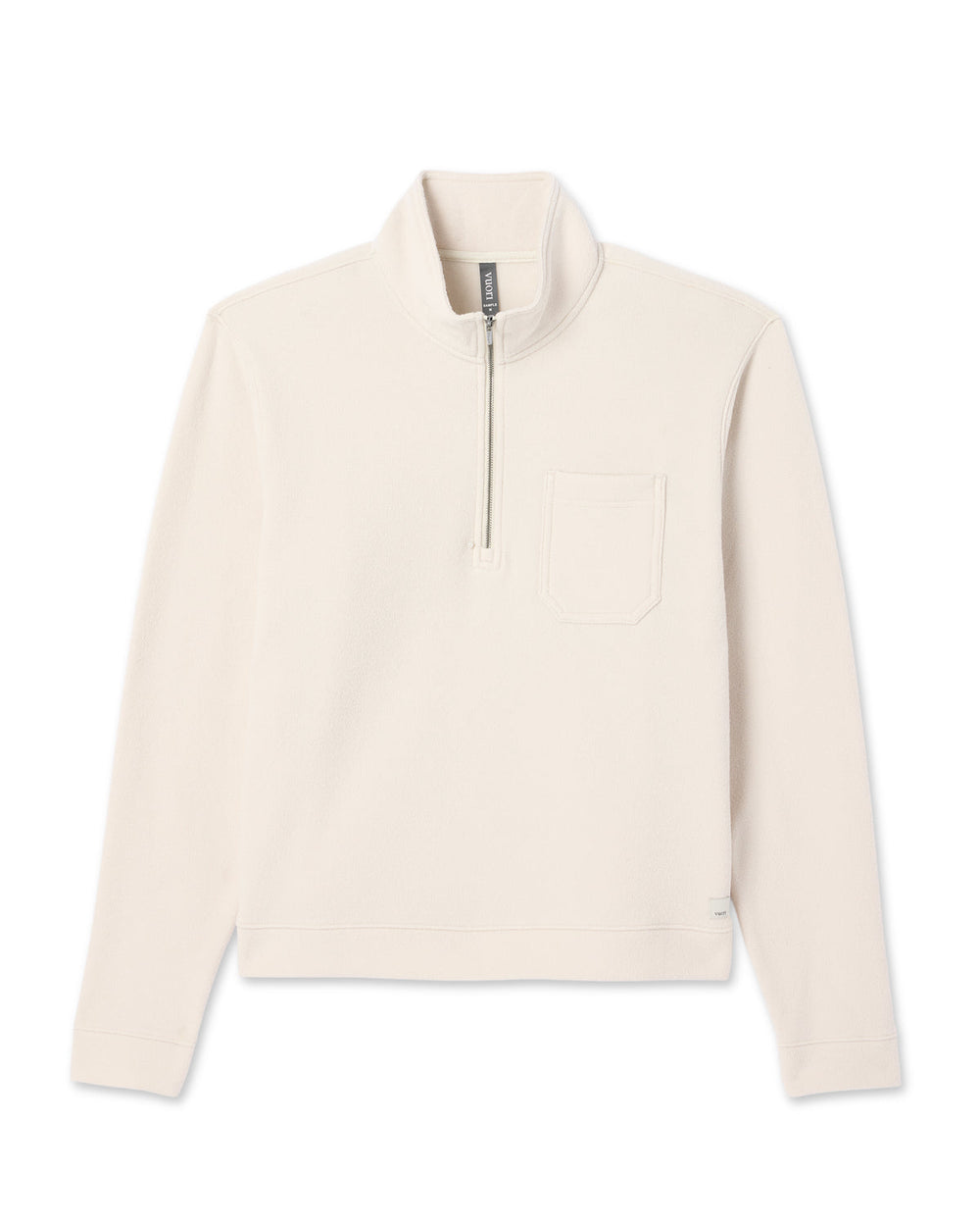 Beach Fleece 1/2 Zip - Relaxed Bone Heather Pullover | Vuori outlet
