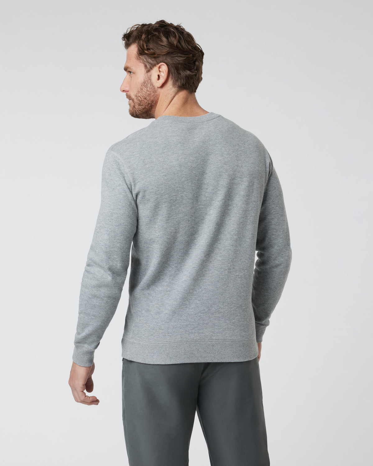 Jeffreys Pullover Heather Grey Pullover Clothing | Vuori for sale