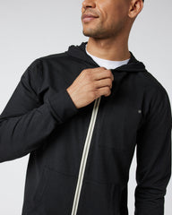 Coronado Hoodie Men's Black Zip Up Hoodie | Vuori outlet