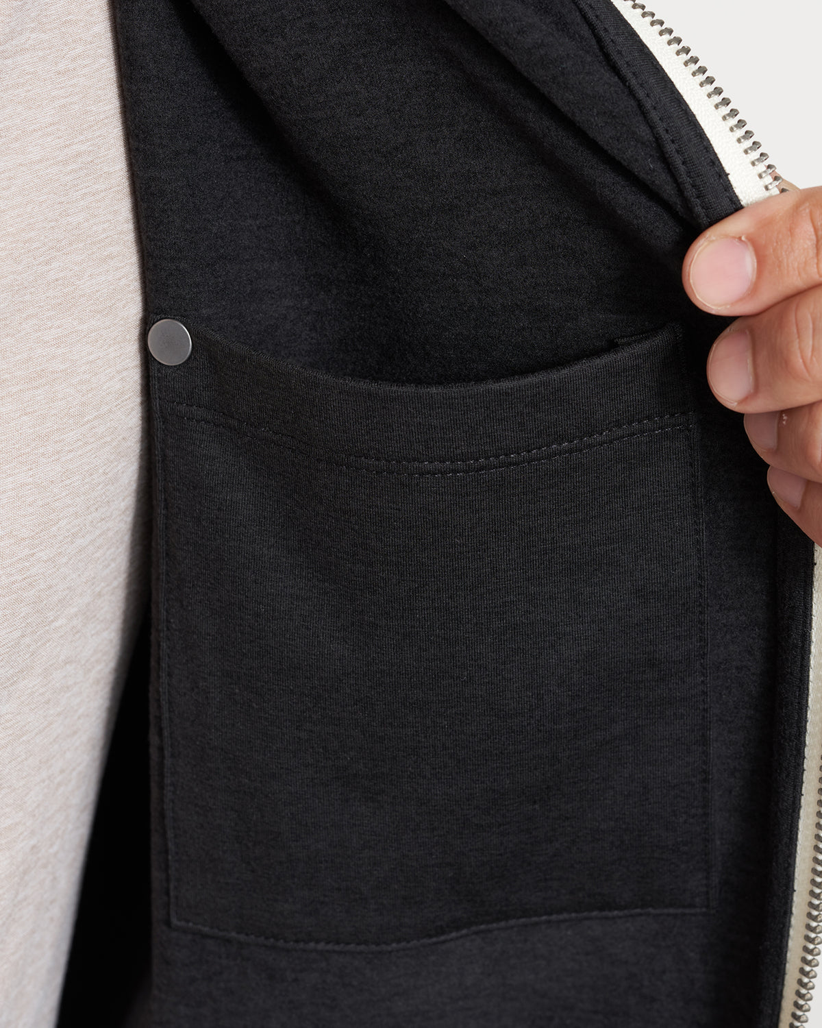 Coronado Hoodie Men's Black Zip Up Hoodie | Vuori outlet