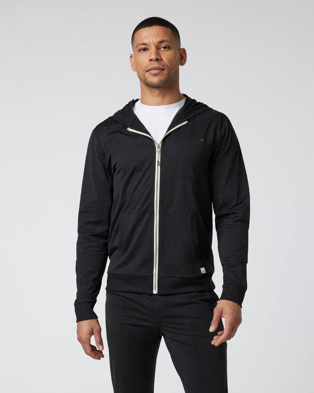 Coronado Hoodie Men's Black Zip Up Hoodie | Vuori outlet