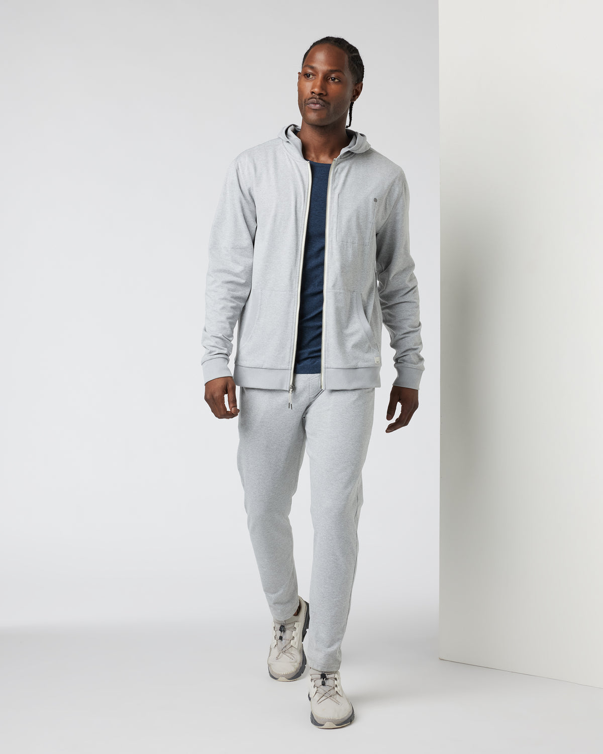 Coronado Hoodie Men's Heather Grey Hoodie | Vuori sale