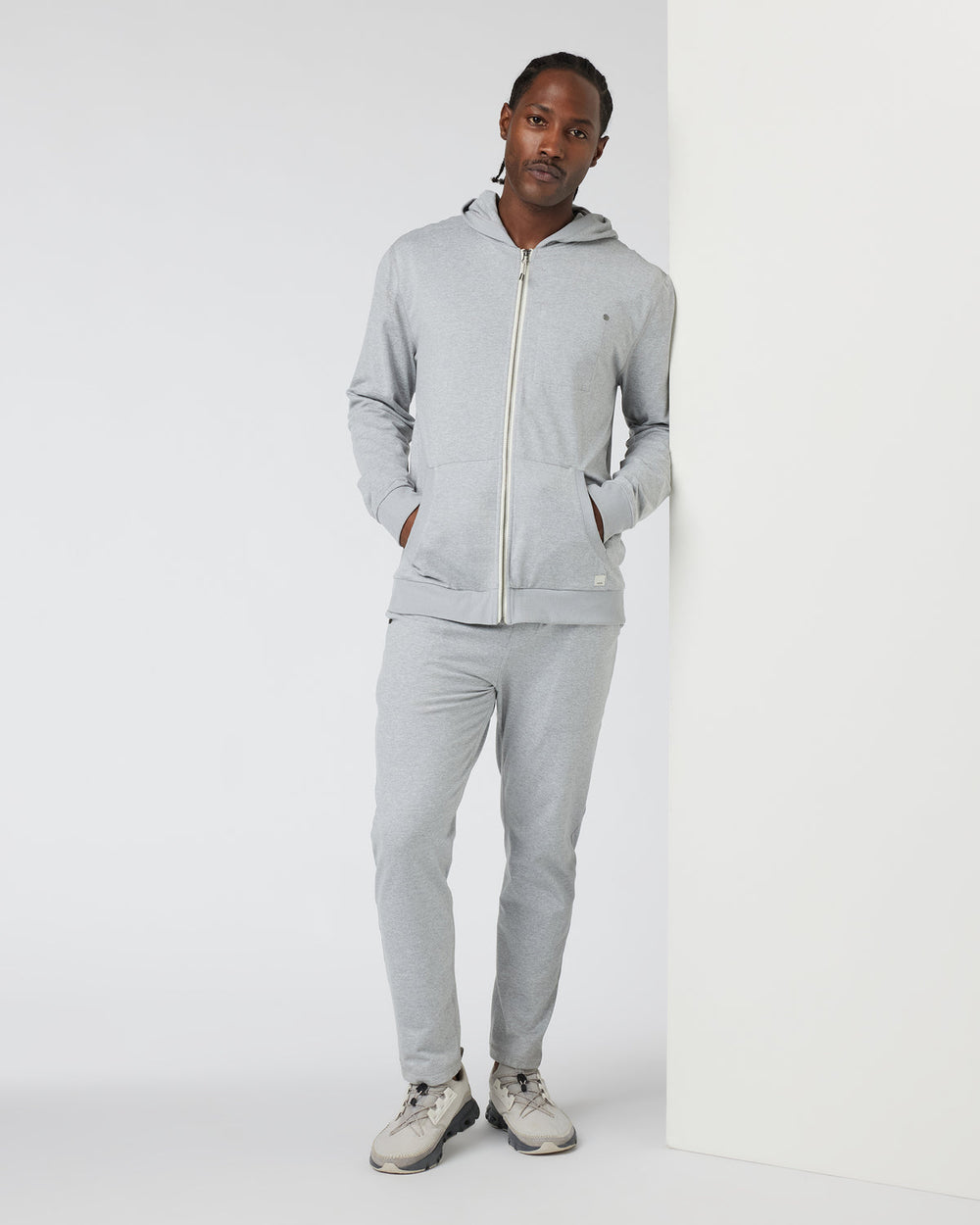Coronado Hoodie Men's Heather Grey Hoodie | Vuori sale