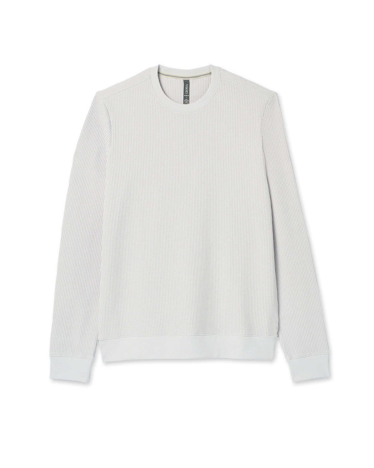 Jamestown Crew Men's Frost Grey Waffle Crewneck | Vuori sale
