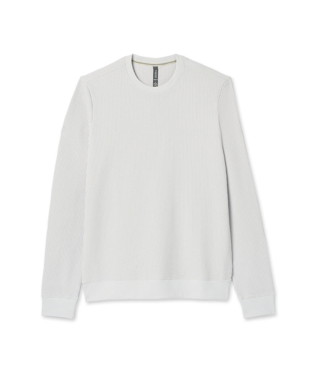 Jamestown Crew Men's Frost Grey Waffle Crewneck | Vuori sale