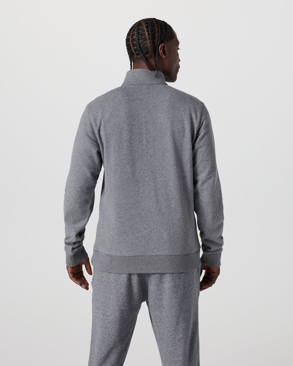 Cypress 1/4 Zip 2.0 Heather Grey | Vuori for sale