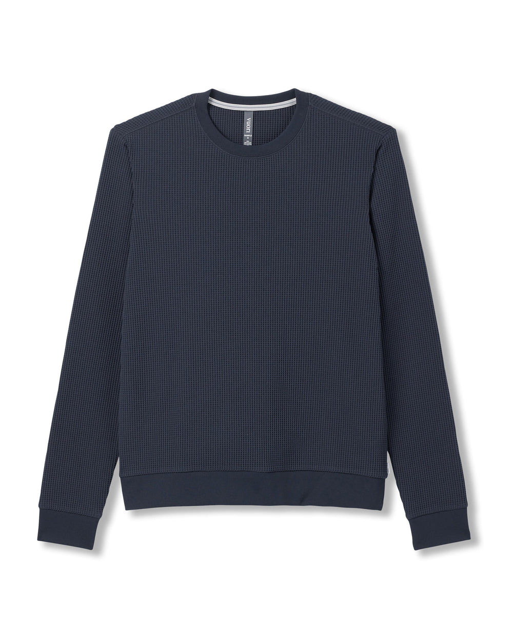 Jamestown Crew Men's Navy Waffle Crewneck | Vuori discount