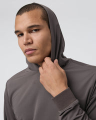Double Mesh Hoodie Warm Grey | Vuori outlet