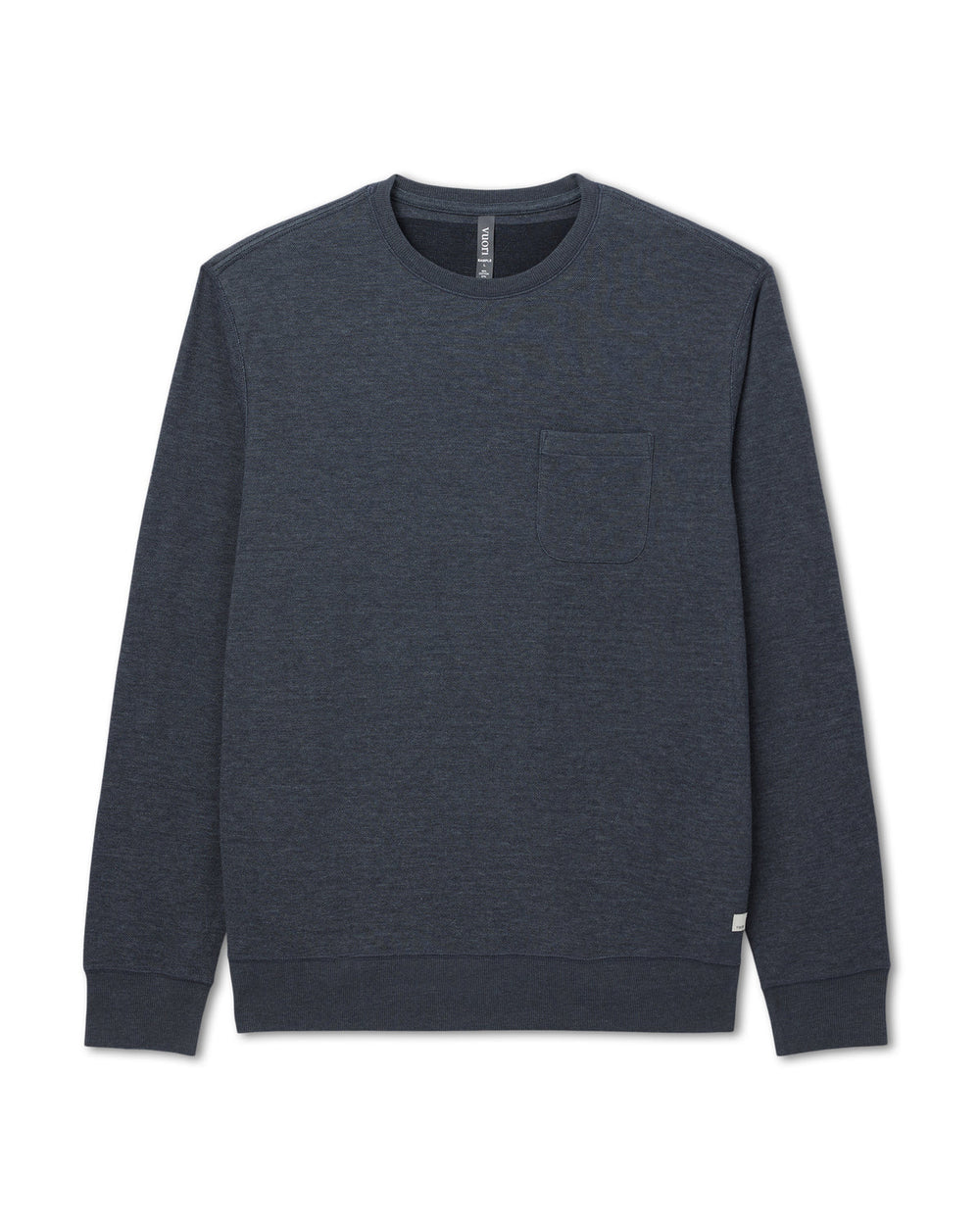 Jeffreys Crew 2.0 Men's Navy Heather Pullover Crewneck | Vuori sale