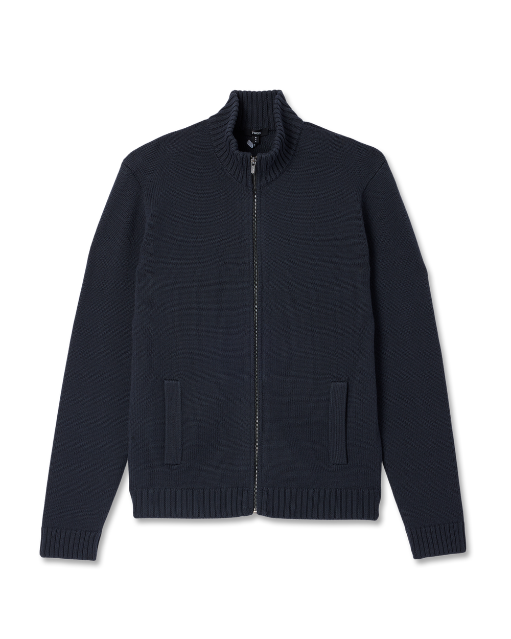 Denver Full Zip Sweater Men's Navy Zip Sweater | Vuori online