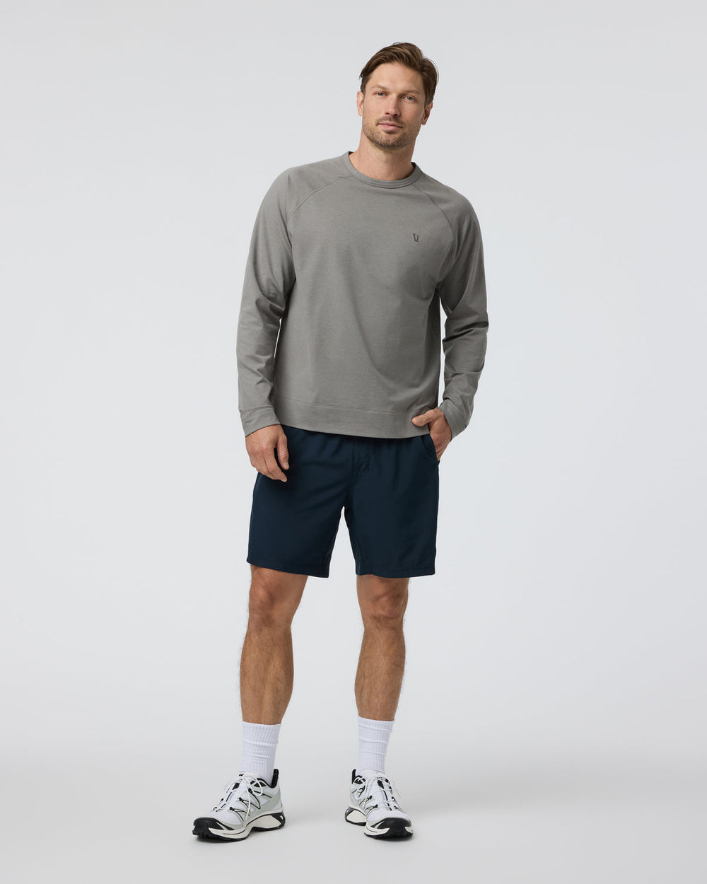Coronado Crew Dolomite Heather | Vuori outlet