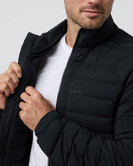 Steadfast Insulated Full Zip Jacket Black | Vuori shop