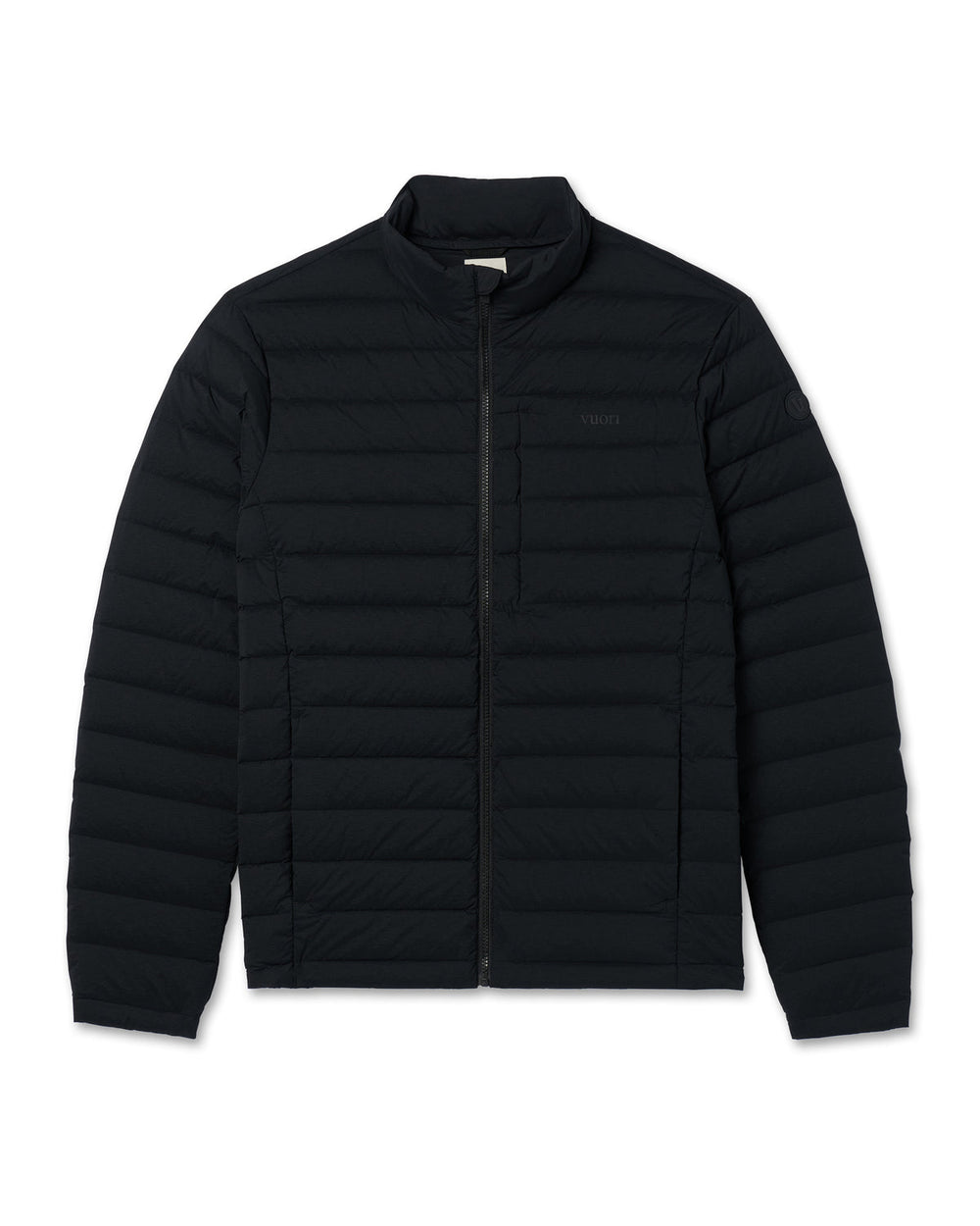 Steadfast Insulated Full Zip Jacket Black | Vuori shop