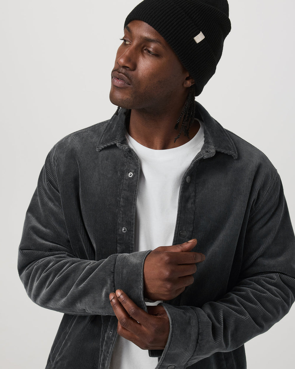 Vuori Cord Jacket Men's Dark Pewter Corduroy Jacket | Vuori online