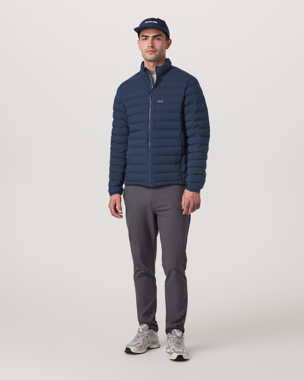 Men's Steadfast Insulated Full Zip Jacket Blue Coast | Vuori shop