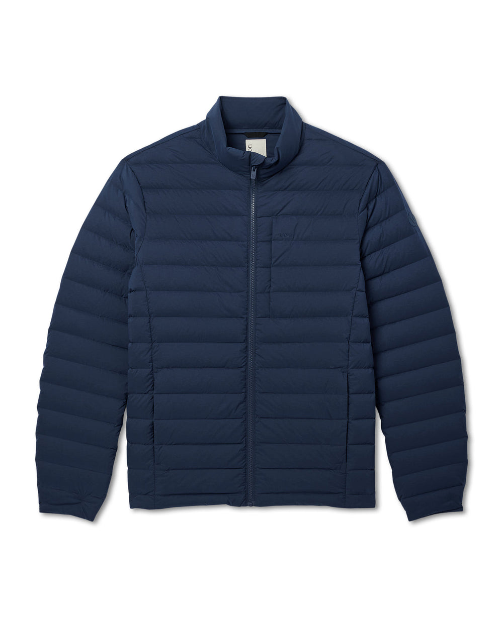 Men's Steadfast Insulated Full Zip Jacket Blue Coast | Vuori shop