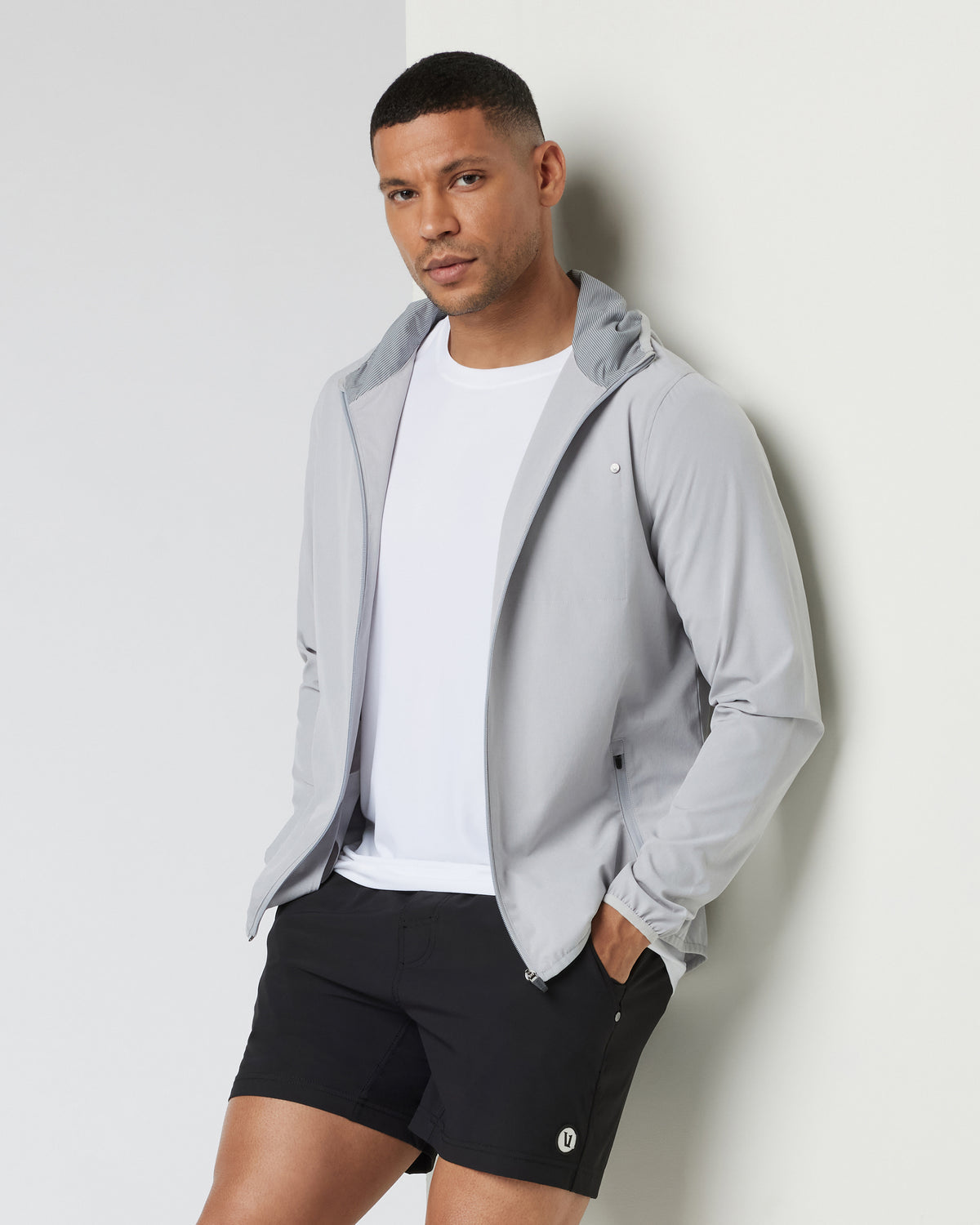 Outdoor Trainer Shell Platinum Linen Texture | Vuori sale