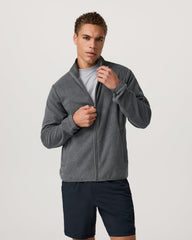 Aspen FZ Jacket Men's Heather Grey Full-Zip Jacket | Vuori onsale
