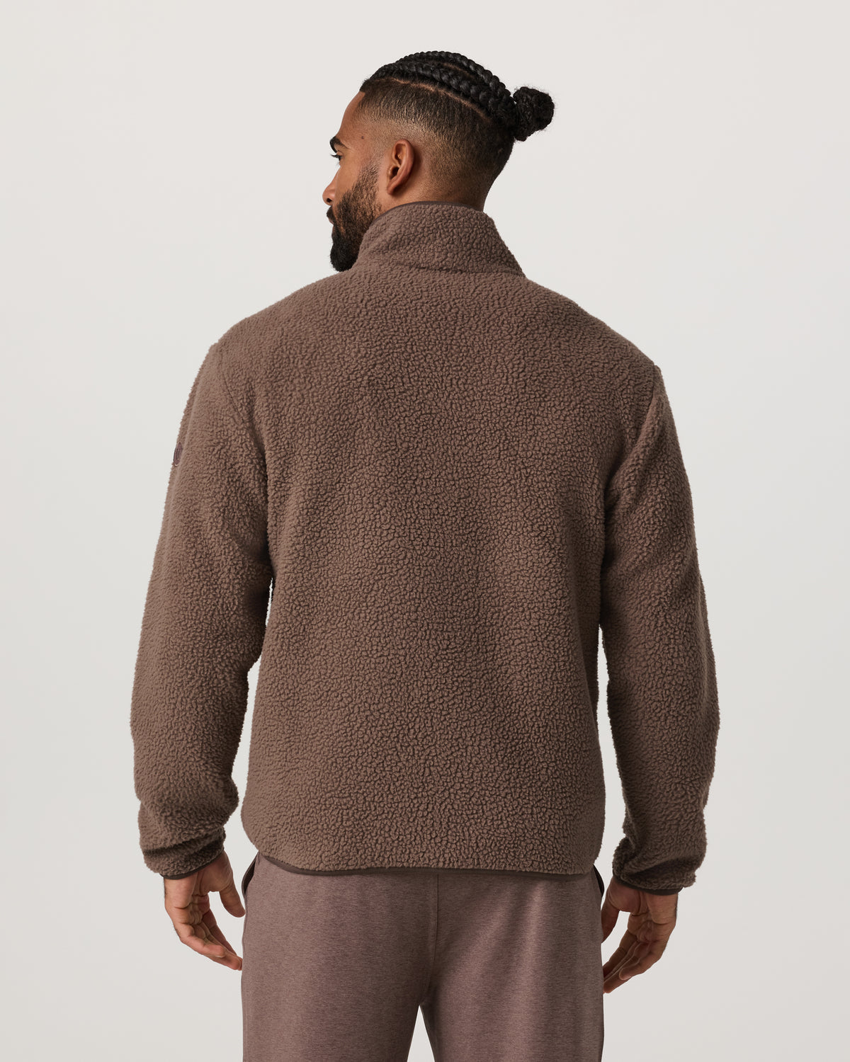 Alpine Fleece Full Zip Men's Elm Mock Neck Jacket | Vuori online
