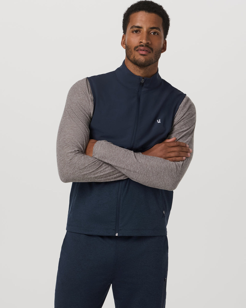 Sunday Element Vest Men's Ink Heather Vest | Vuori outlet