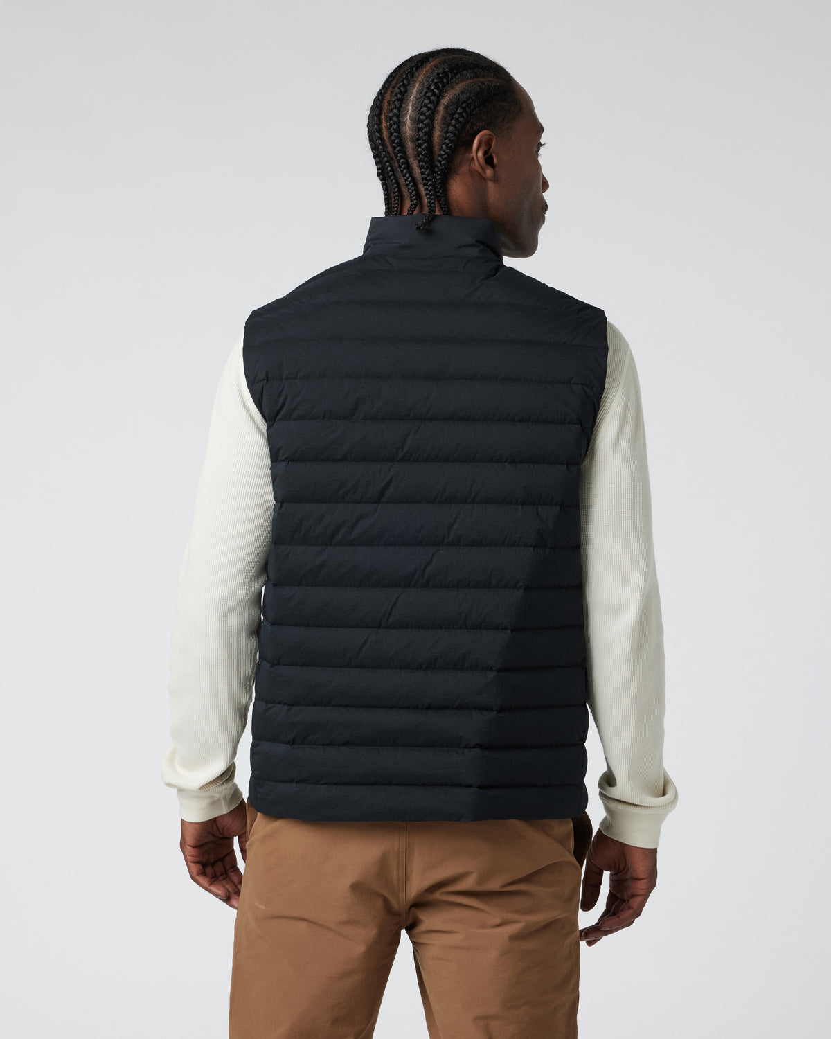 Steadfast Insulated Vest Men's Black Down Vest | Vuori onsale