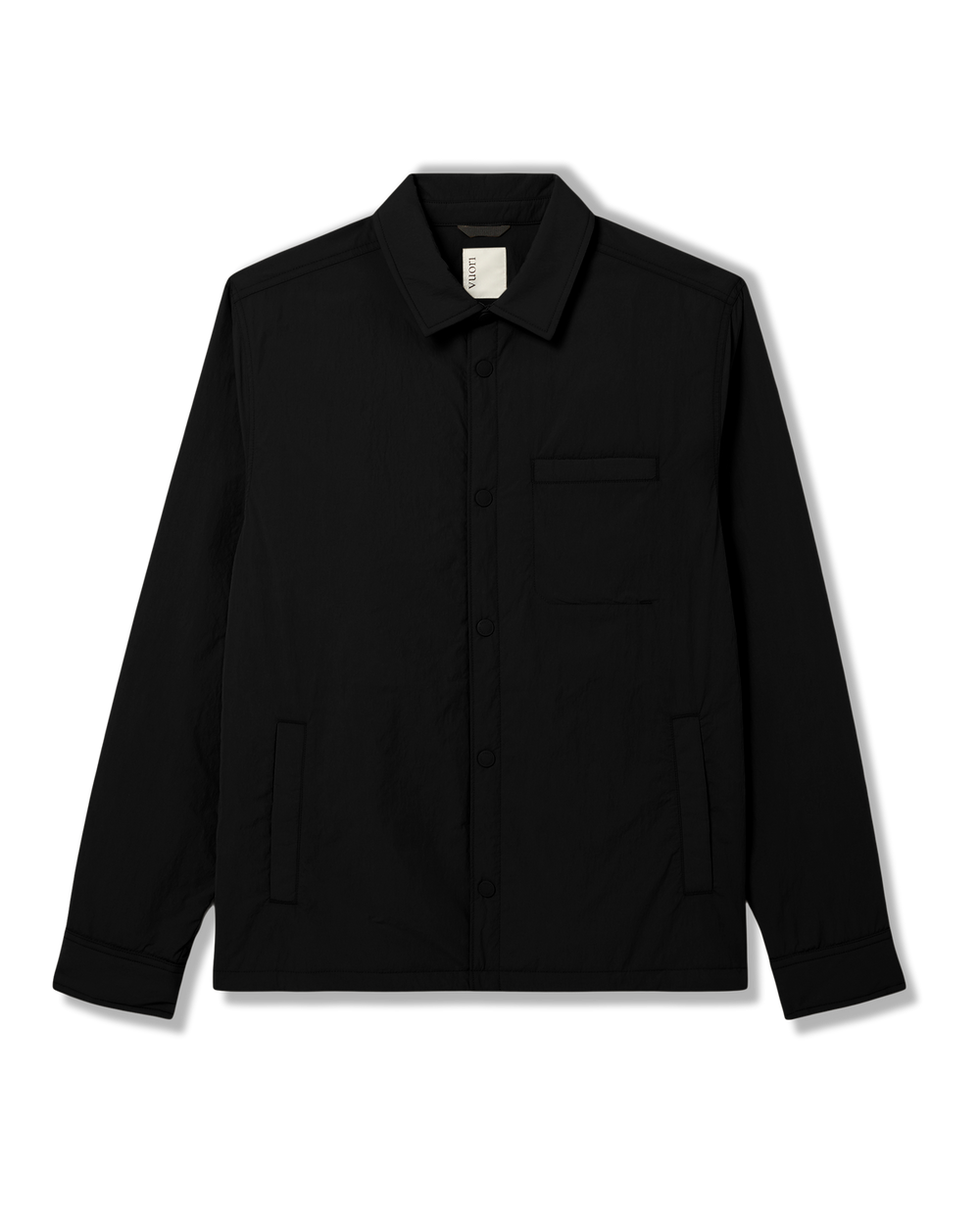 Nomad Insulated Shirt Jacket Men's Black Jacket | Vuori for sale