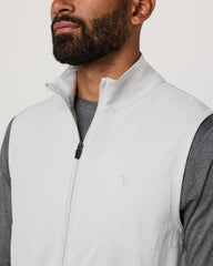 Sunday Element Vest Men's Frost Grey Full Zip Vest | Vuori online