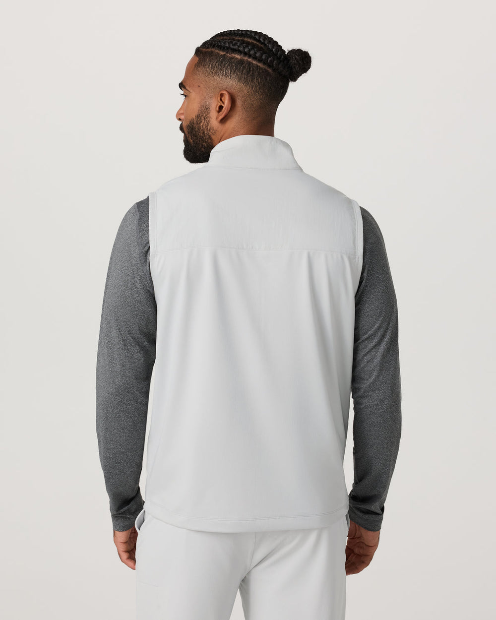 Sunday Element Vest Men's Frost Grey Full Zip Vest | Vuori online
