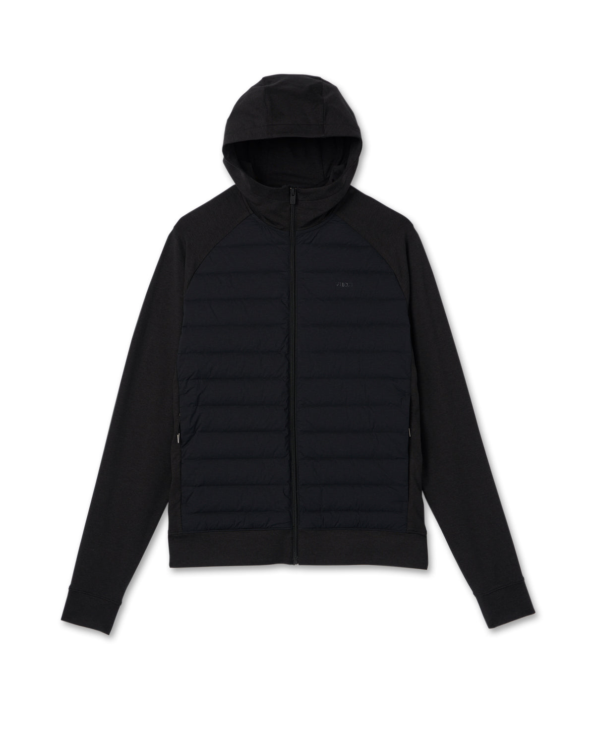 Steadfast Insulated Hybrid Men's Black Down Jacket | Vuori shop