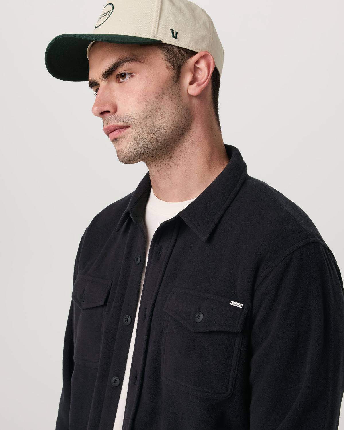 Aspen Shirt Jacket Black | Vuori for sale